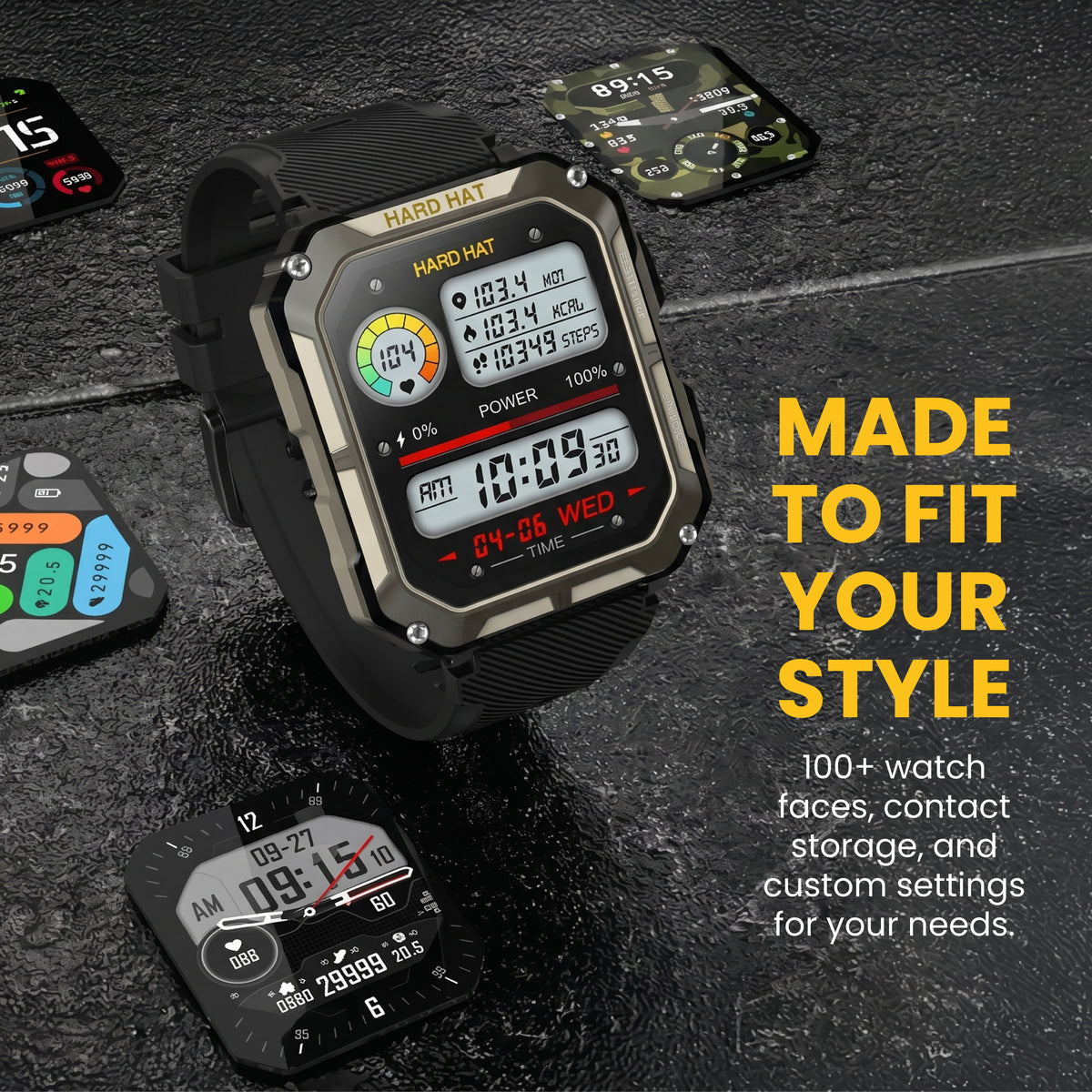 Tough Smart Watch by Hard Hat - Built for Work – Hard Hat Australia